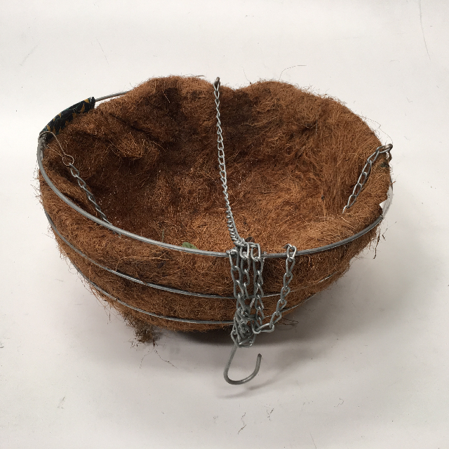 GARDEN, Hanging Basket w Coconut Fibre